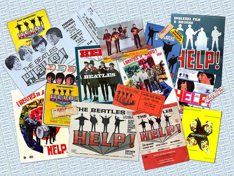 The Beatles HELP! The Movie, the beatles help movie music, HD wallpaper