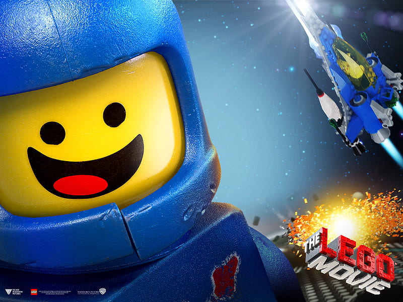 Lego, Text, Space, Spaceship, Logo, Movie, The Lego Movie, Benny (The Lego Movie), HD wallpaper