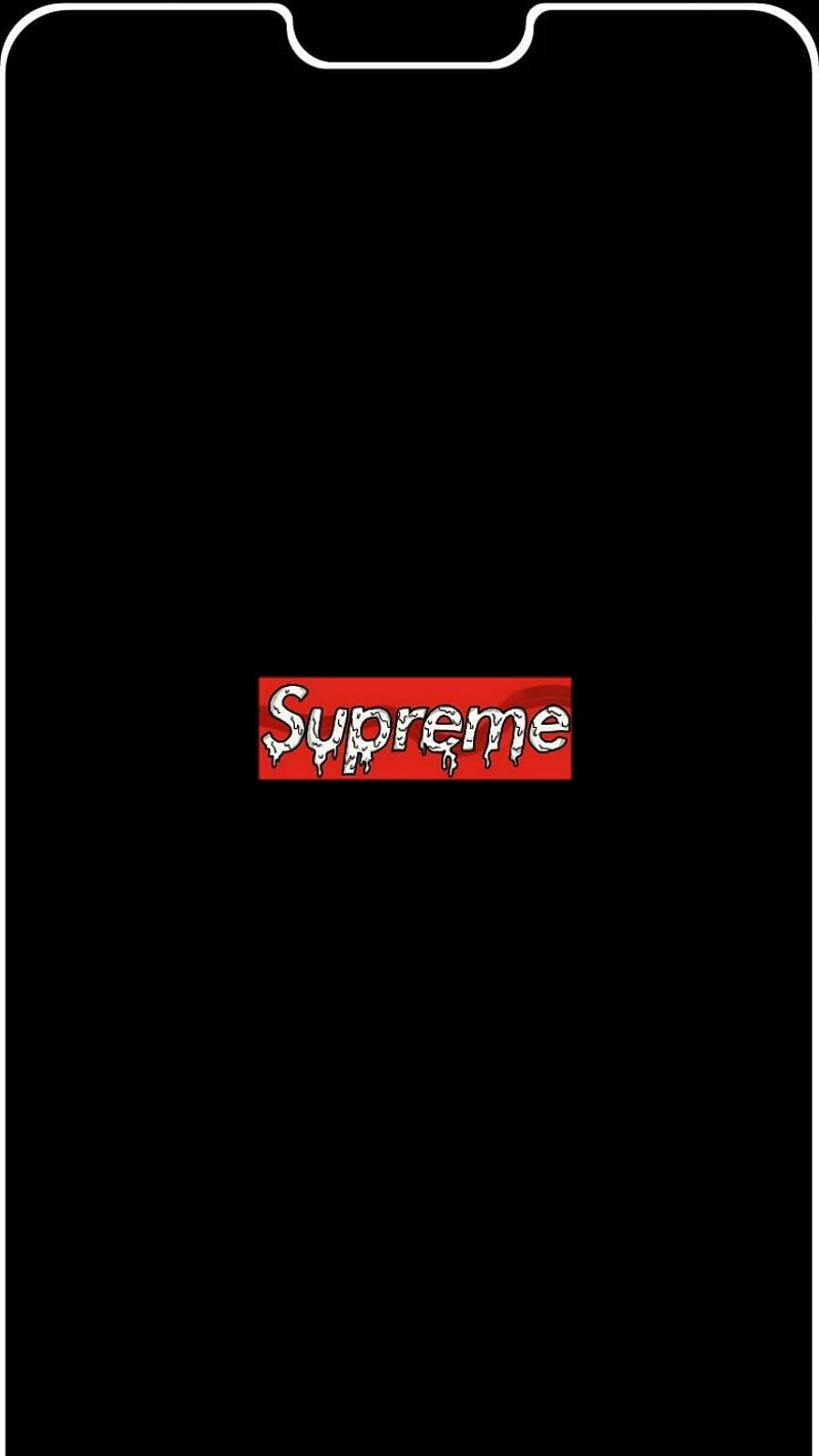 Supreme notch , memes, led, screen, galaxy, funny, roses, lock, quotes, HD phone wallpaper