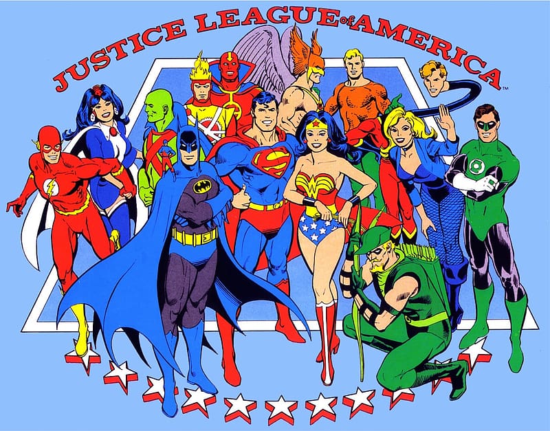 Batman, Superman, Green Lantern, Flash, Comics, Zatanna, Hal Jordan, Aquaman, Hawkman (Dc Comics), Wonder Woman, Firestorm (Dc Comics), Justice League Of America, Green Arrow, Martian Manhunter, Justice League, HD wallpaper