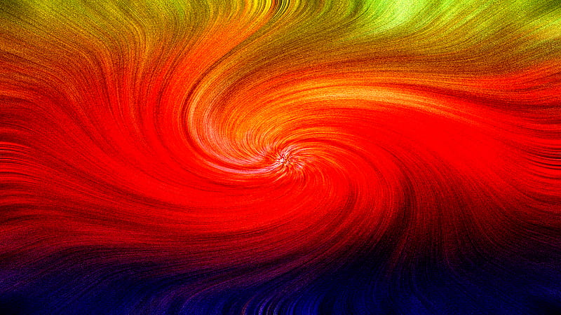Cool Swirl Colorful Art, HD wallpaper