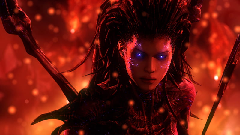Queen Of Blades Starcraft, starcraft, games, artist, artwork, digital-art, HD wallpaper