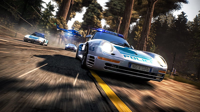 police car need for speed hot pursuit remastered games, HD wallpaper