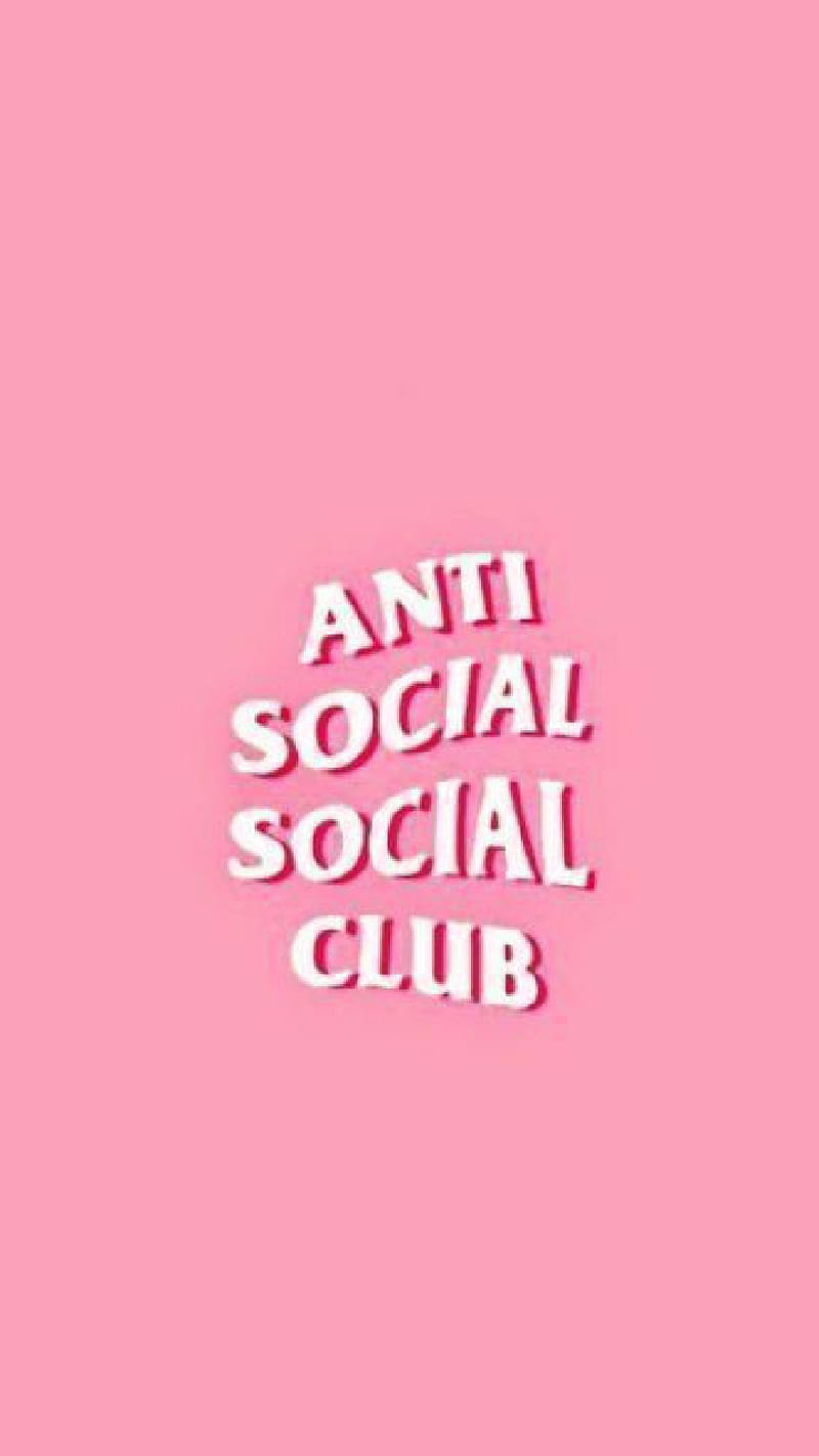 Antisocial, astethic, pink, HD phone wallpaper | Peakpx
