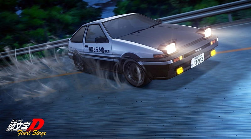 toyota ae86 trueno drift