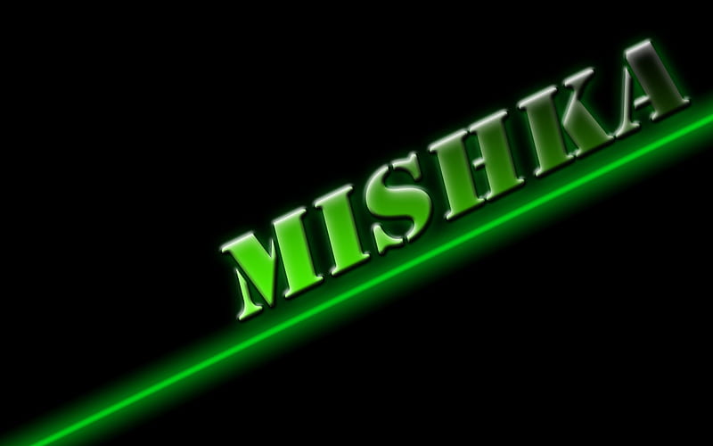 Green Lazer Mishka Abstract Hd Wallpaper Peakpx