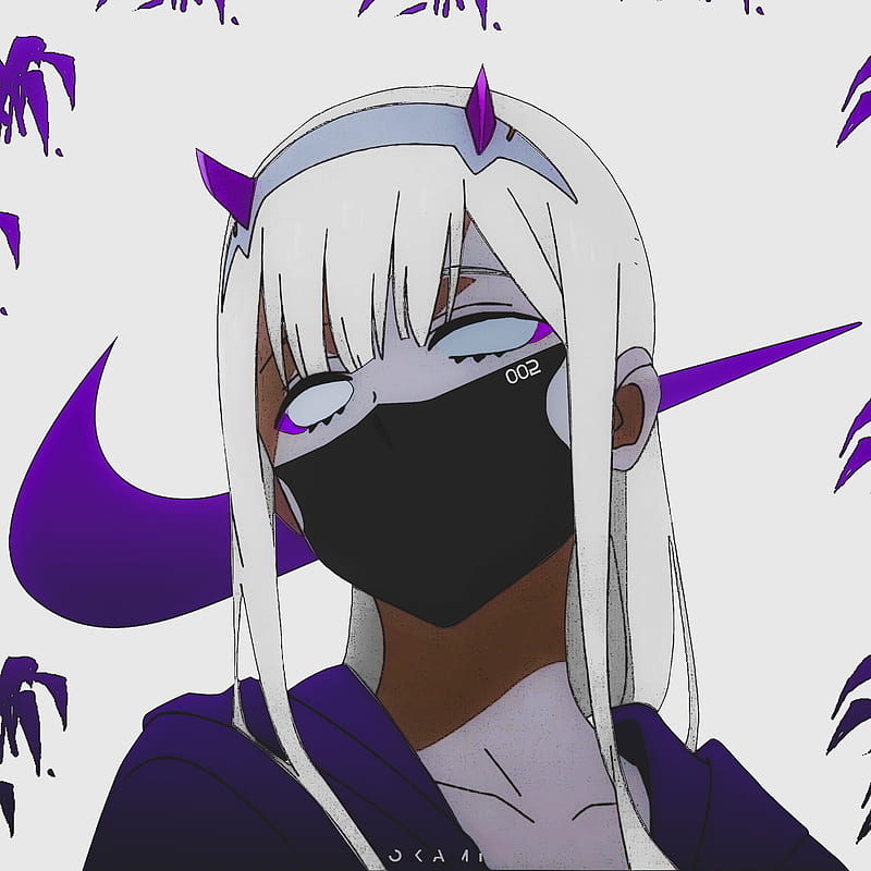 Zero two purple nike, 02, animeedit, anime, darling, edit, japan ...