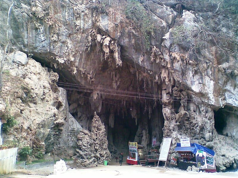 Natural Cave (ထမ့္ဆန္း သဘာ၀လိုဏ္ဂူ၊ ဟိုပံုး), hopong township, southern shan state, htamp sam cave, myanmar, HD wallpaper