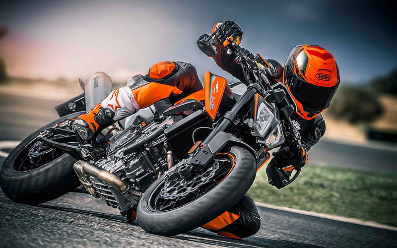 KTM 790 Duke, 2018, motorcycle racer, sport bike, new sportbikes, KTM, HD wallpaper