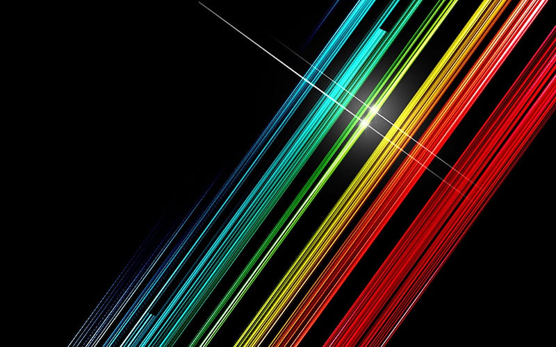 Rainbow Light-abstract design background glare, HD wallpaper