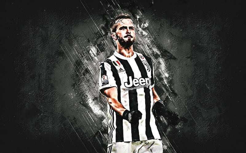 Miralem Pjanic, Juventus FC, midfielder, white stone, portrait, famous  footballers, HD wallpaper | Peakpx