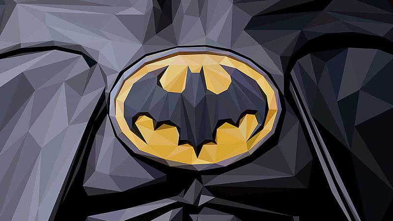 Batman Polygon Art , batman, superheroes, artist, artwork, digital-art, behance, HD wallpaper