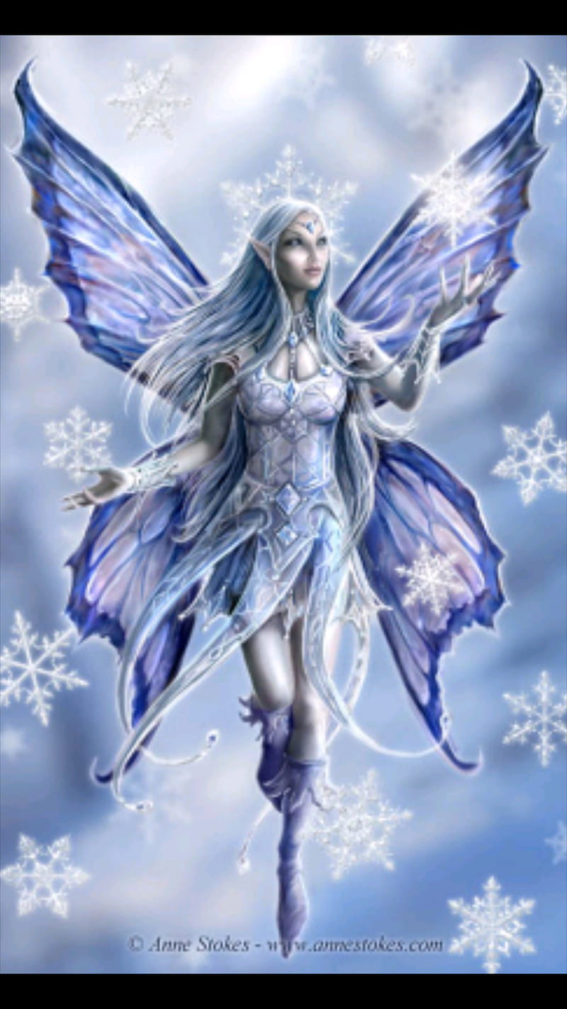 Blue fairy, gothic, HD phone wallpaper