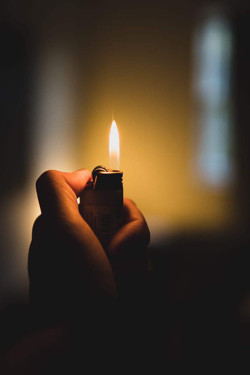Lighter, fire, flame, goodnight, quote, sweetheart, HD phone wallpaper