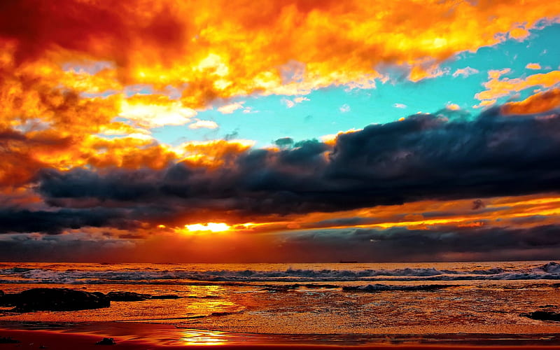 Stormy Sunset In Oceanside | Stormy Sunset, Sunset, Oceanside