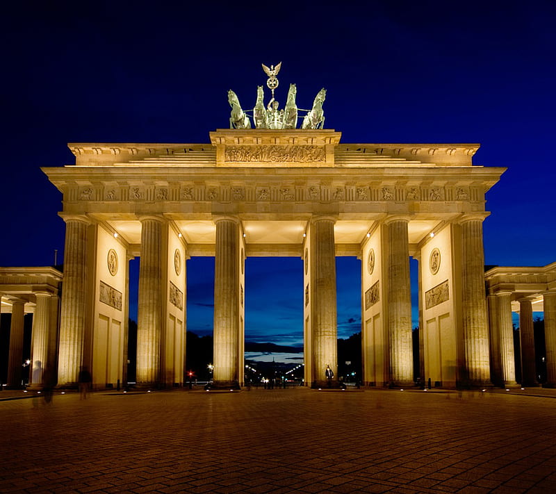 Brandenburg Gate, berlin, brandenburg, gate, germany, HD wallpaper