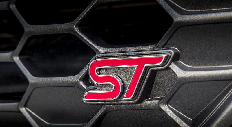 2019 Ford Focus ST Wagon (Euro-Spec; Color: Magnetic) - Badge , car, HD wallpaper