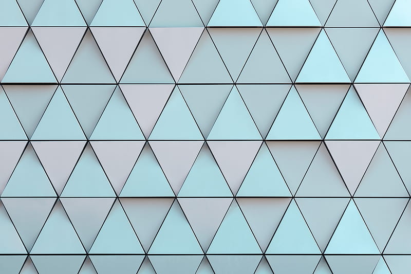 triangles, triangle, wall, connections, texture, HD wallpaper