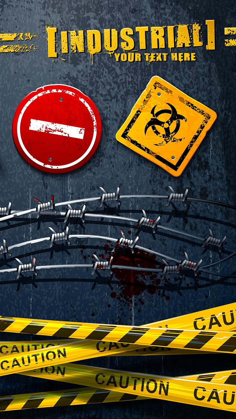 Caution, background, saying, sign, HD phone wallpaper