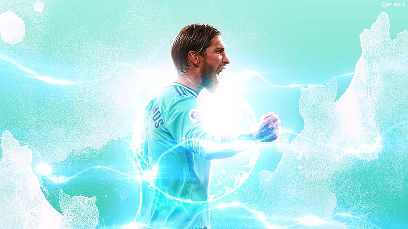 Sergio Ramos, football, legend, leader, ramos, captain, spanish, soccer, footballer, sport, real madrid, HD wallpaper