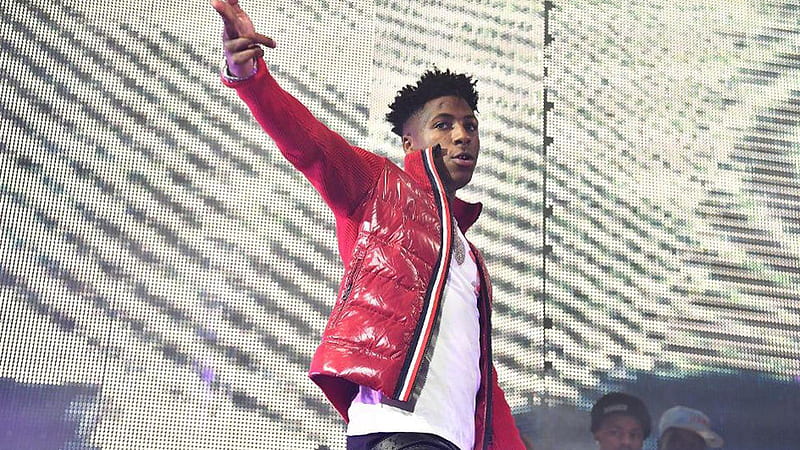 NBA Youngboy Is Wearing White T-Shirt And Red Jacket NBA Youngboy, HD wallpaper