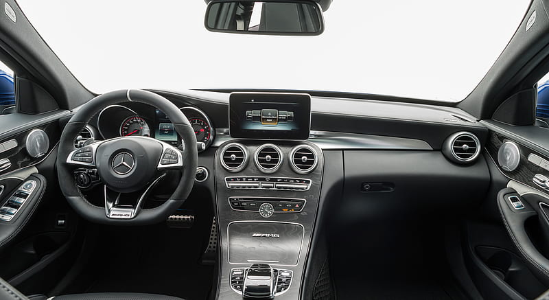 2015 Mercedes-Benz C63 AMG Estate - Interior , car, HD wallpaper 2015 Mercedes-Benz C63 AMG Estate - Interior , car, HD wallpaper