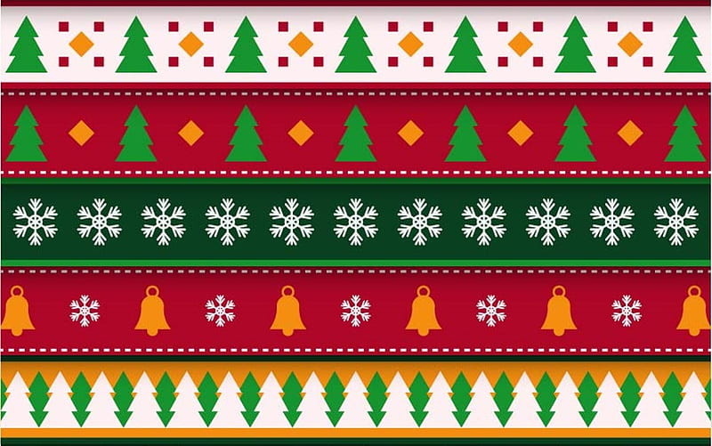 Christmas Time, pattern, Christmas, ornament, vector, HD wallpaper