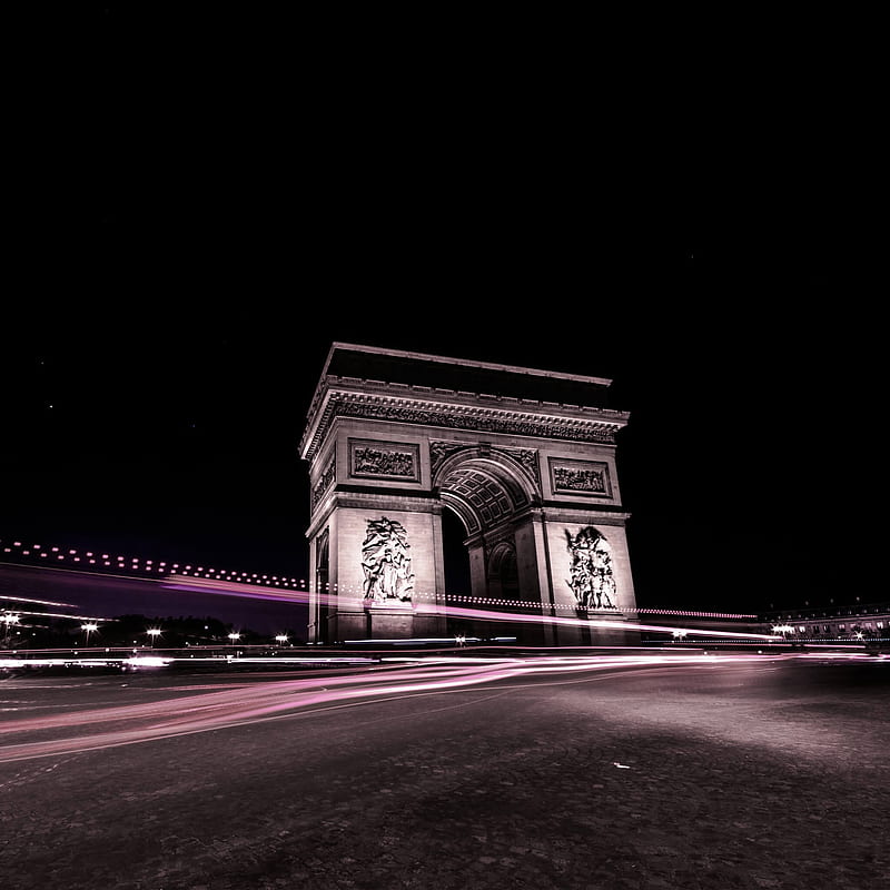 35, Kano, Paris, long exposure, city, night, low-angle, HD phone wallpaper