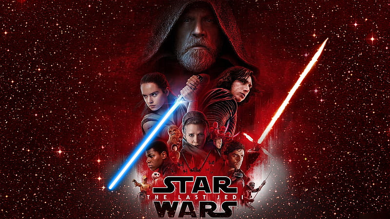 Star Wars: The Last Jedi (2017), movie, background, film, woman, actress, 2017, Star Wars, The Last Jedi, actors, HD wallpaper