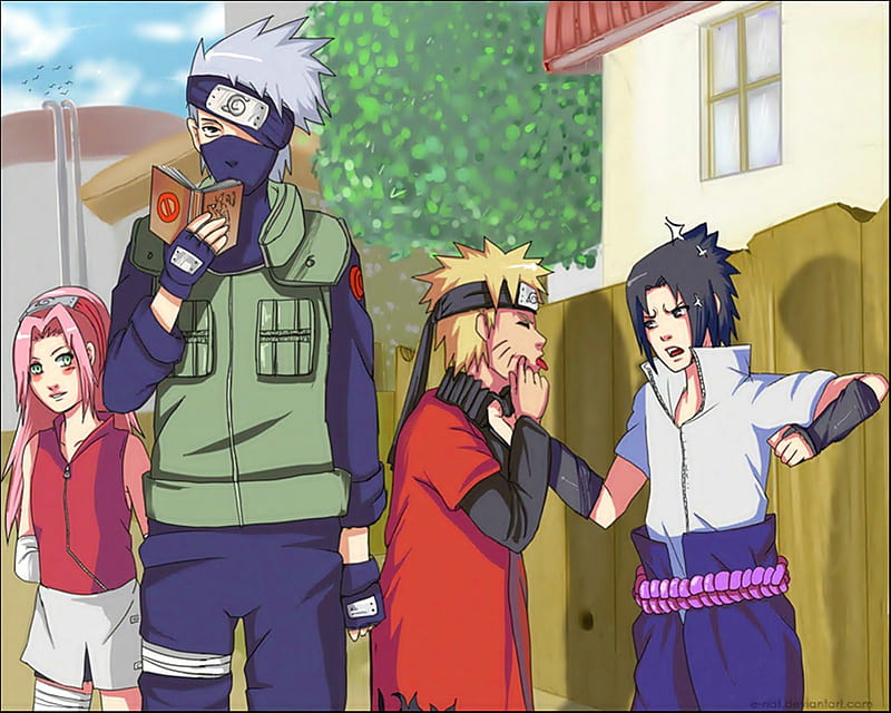 Rap do Kakashi, Naruto, Sasuke e Sakura - TIME 7