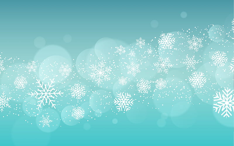 winter blue background, art, background with snowflakes, winter texture, white lines, HD wallpaper