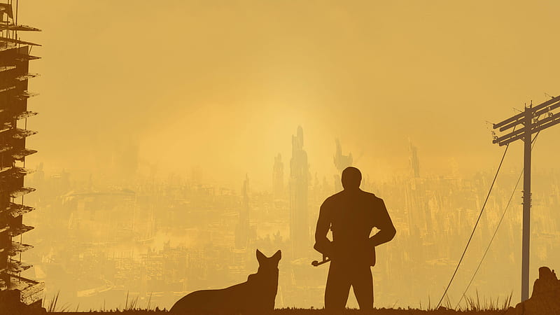 Fallout 4 Minimalist, fallout-4, games, xbox-games, ps4-games, pc-games, minimalism, minimalist, HD wallpaper