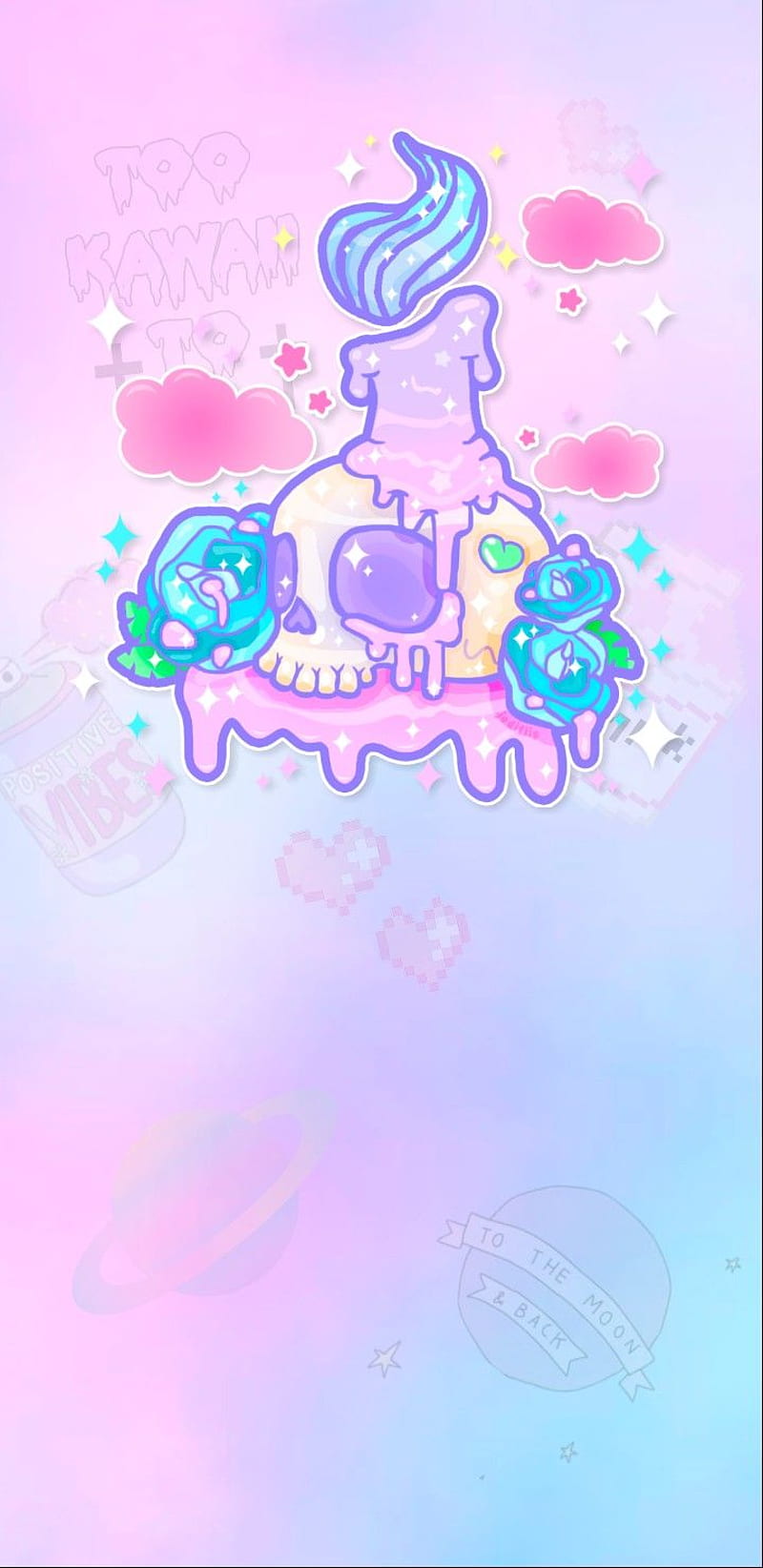 Pastel Kawaii . Kawaii , Pink iphone, Goth, Cute Pink and Blue Kawaii, HD phone wallpaper