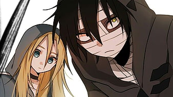 Mobile wallpaper: Anime, Moon, Rachel Gardner, Zack (Angels Of Death),  Angels Of Death, 1365656 download the picture for free.