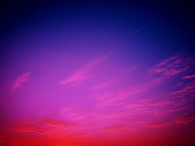 Purple Sky, sky, purple, nature, HD wallpaper