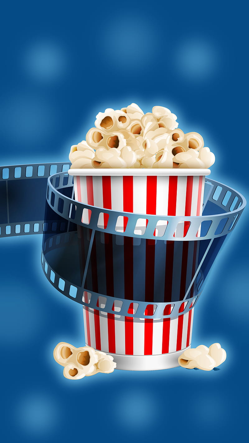 popcorn, cinema, HD phone wallpaper