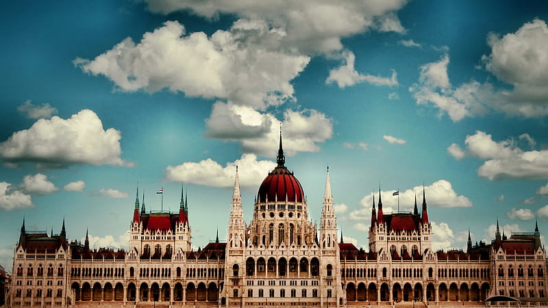 Hungarian Parliament Hungary Palace Travel, HD wallpaper