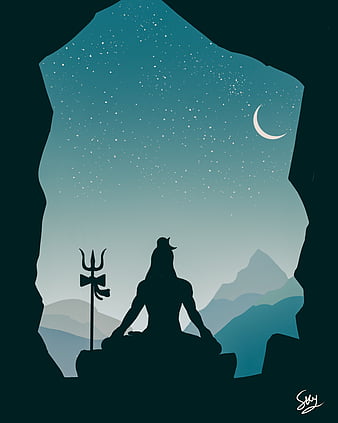 Lord Shiva Silhouette, Lord Shiva, Creative, Modern PNG Transparent Image  and Clipart for Free Download