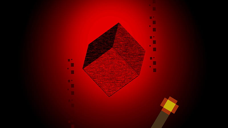 Minecraft Geometric Shape, HD wallpaper