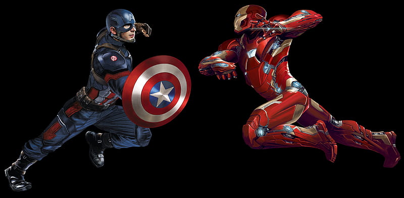 Iron Man Captain America , iron-man, captain-america, superheroes, movies, HD wallpaper