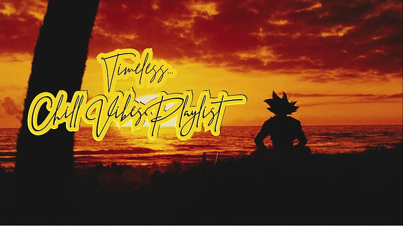 Timeless Chill Vibes Playlist, Goku Sunset, HD wallpaper