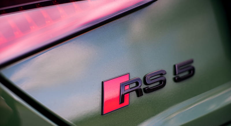 2019 Audi RS 5 Sportback (UK-Spec) - Badge , car, HD wallpaper