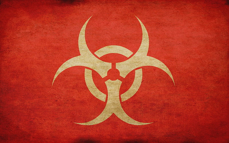 Biohazard, bio hazard, symbols, warning, cation, HD wallpaper
