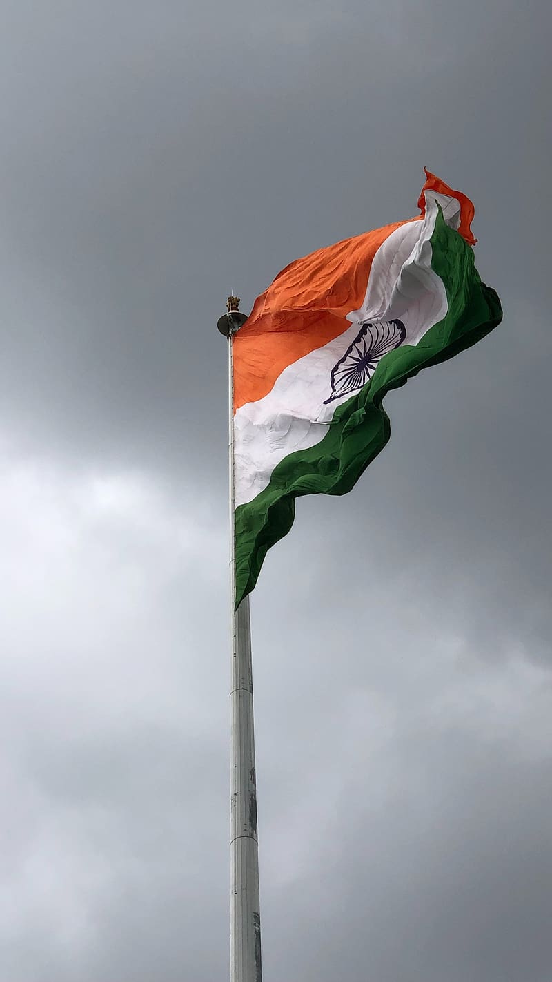 Indian Army Flag With Black Cloudy Background, indian army flag, HD phone  wallpaper | Peakpx
