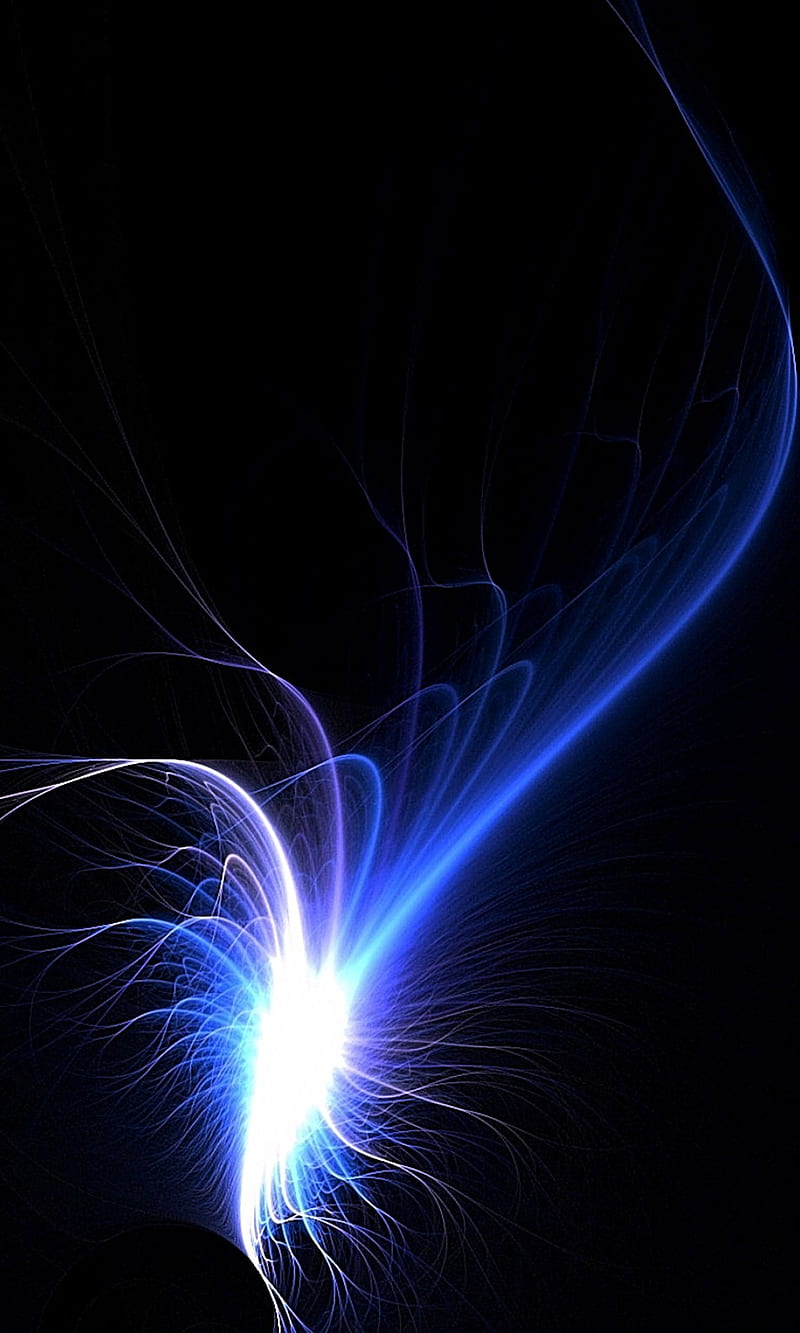 Abstract, blue, light, neon, s7, s8, HD phone wallpaper | Peakpx