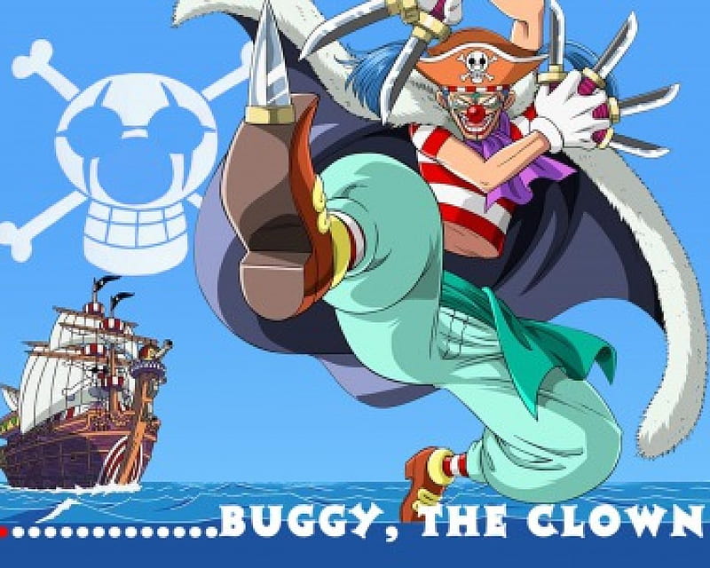 Buggy The Clown, clown, anime, buggy, one piece, HD wallpaper