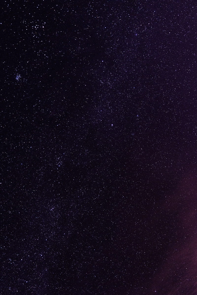 starry sky, stars, light, dark, shine, HD phone wallpaper