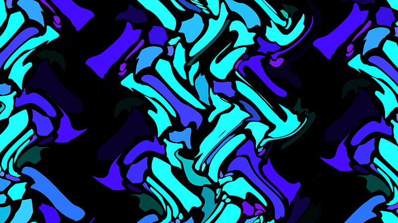 Modern Blue Shade Abstract, HD wallpaper