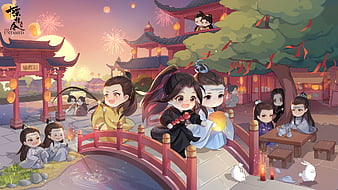 Download Mo Dao Zu Shi Yanli & Zixuan's Family Wallpaper