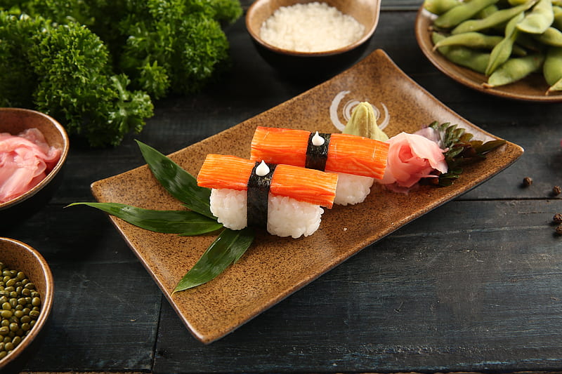 Food, Sushi, Seafood, Still Life, HD wallpaper
